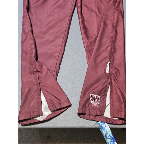 Red Oak Pants Mens Medium Maroon Texas A&M Aggies Pant Activewear Track Athletic - Picture 6 of 11